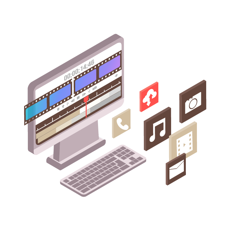 Step 3 in Moving Images process: editing your tribute video